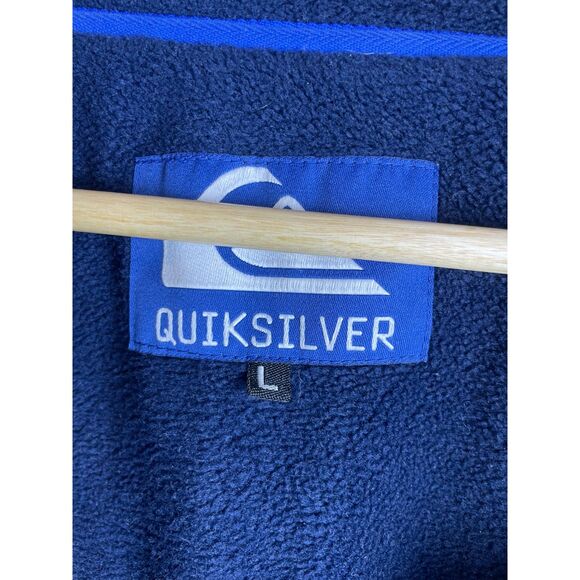 Quiksilver Vintage Navy Windbreaker Jacket – Size L - Picture 3 of 3
